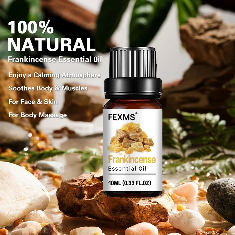Frankincense Essential Oil 100% Pure Natural - for Sleep, Relax, Skin Moisturizing Care & Aromatherapy HALALZEN