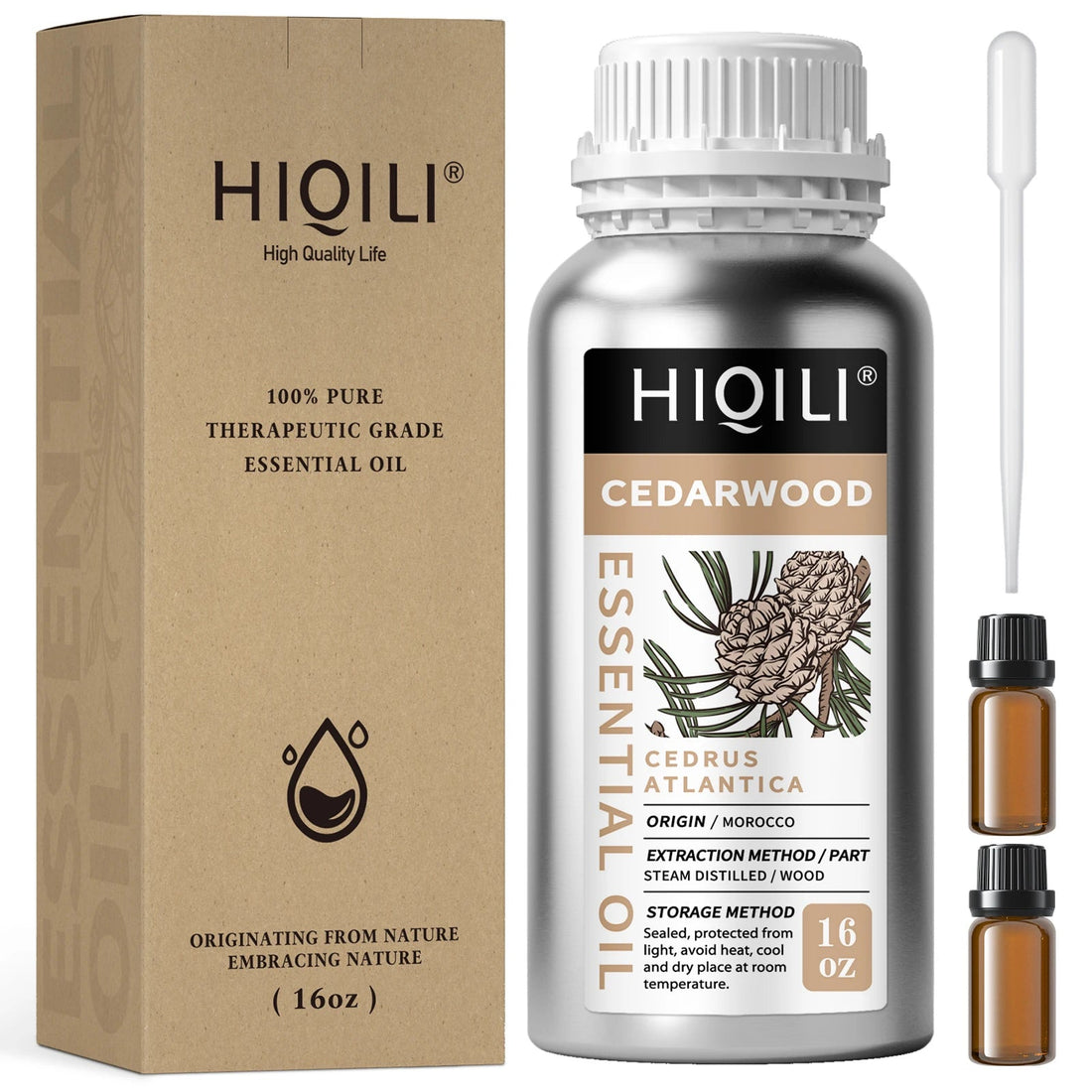 HIQILI 500mL Essential Oil, Cinnamon Peppermint Rosemary Vanilla Lavender Oil for DIY Candle& Soap Aomatherapy Diffuser Massage HALALZEN