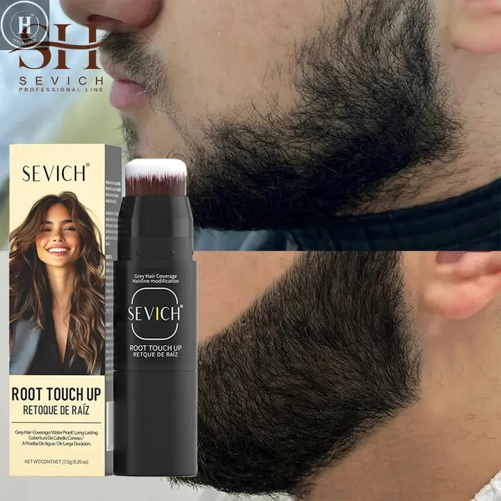 Men Beard Filling Pen Kit Mustache Styling Salon Repair Tool Brush Cosmetics Disposable Beard Color Enhancer Pencil Beard Care HALALZEN