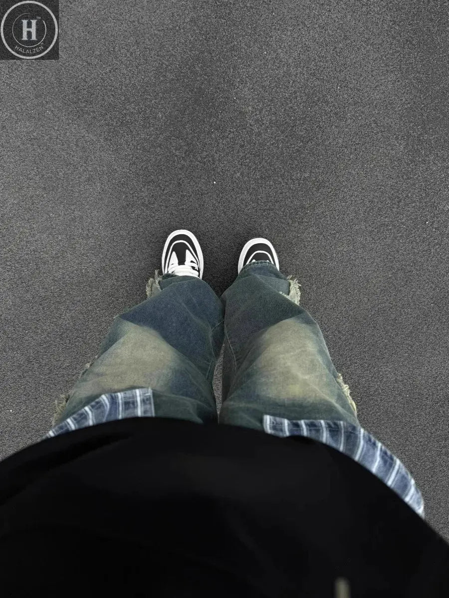 Star Jeans for Women Girls Baggy Cute Patchwork Denim Pants Y2k High Waisted Jeans Grunge Aesthetic Clothes Halalzen UK