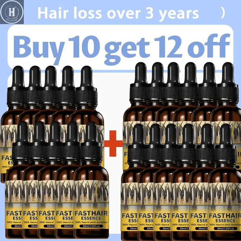 Hair growth plant essence oil beauty care anti hair loss essence natural repair damaged hair HALALZEN