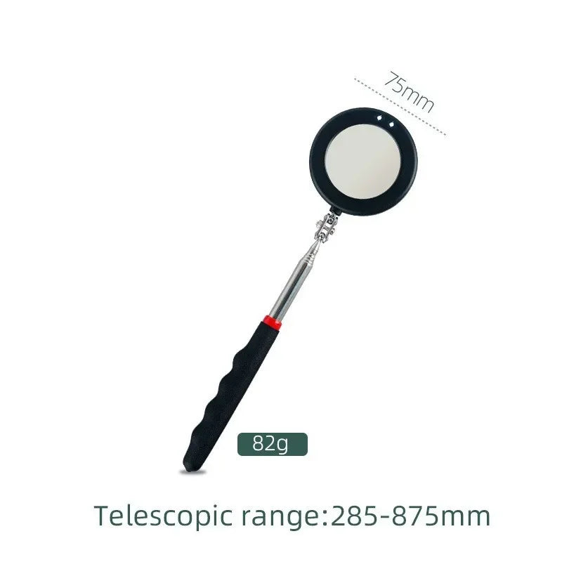 50mm Detection Folding Mirror 360° Rotating Reflector Universal Auto Repair Tool Accessory Telescopic Bottom Inspection Mirror