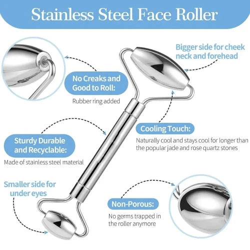 Ice Face Roller &amp; Gua Sha Facial Massage Tool