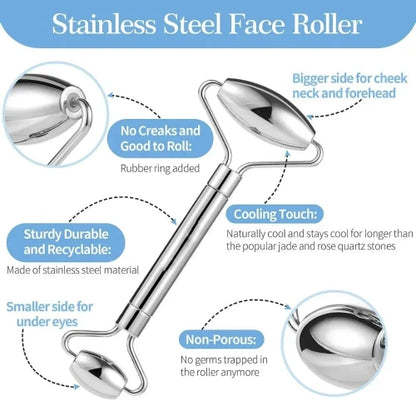 Ice Face Roller &amp; Gua Sha Facial Massage Tool