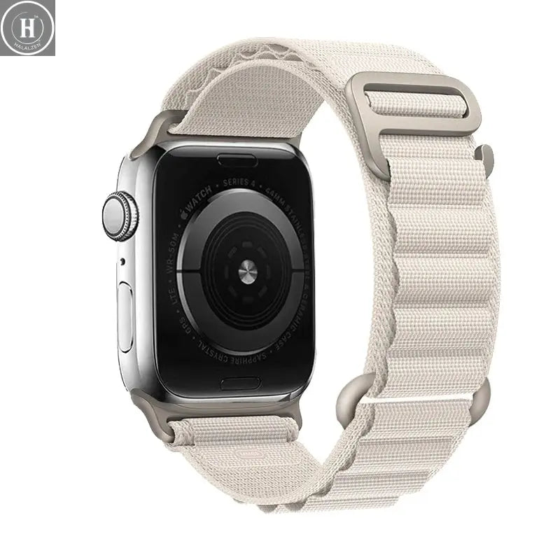 for Apple watch Straps 45mm 46mm 49mm 42mm iwatch Band 44mm 40mm Nylon Alpine bracelet correa Series 10 9 8 7 6 11 SE Ultra 2 3 HALALZEN