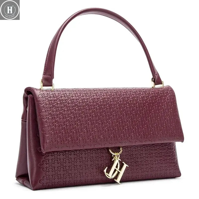 CH Women's Shoulder Bag Detachable Chain Light Luxury Underarm Bag Fashion Simple Large Capacity Solid Color Shoulder Strap HALALZEN