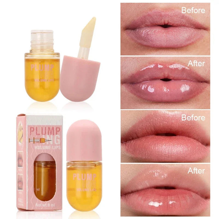 Long Lasting Lip Plumper Oil Instant Volumising Enhancer Lip Serum Collagen Lips Volume Lipgloss Sexy Cosmetic Volume Increases HALALZEN