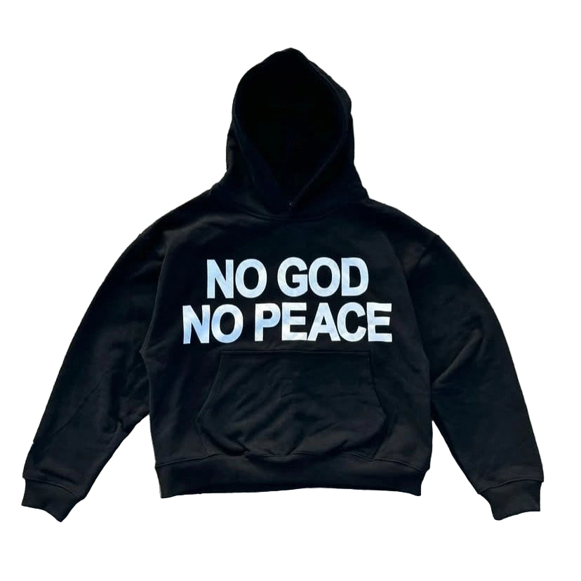 American retro y2k Gothic hip-hop high street letter print pattern long-sleeved pullover hoodie, loose top for autumn and winter