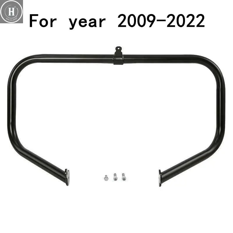 Motorcycle Bumper Engine Guard Highway Crash Bar For Harley Touring Road King Street Electra Glide FLHT FLTR 1997-2008 2009-2024 HALALZEN