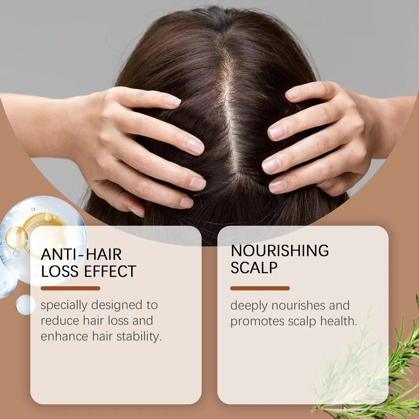 3in1 Batana Rosemary Shampoo Hair Growth Anti Loss Soothing Scalp Deep Cleansing Strengthen Hair Root Repair Nourishing Shampoo HALALZEN