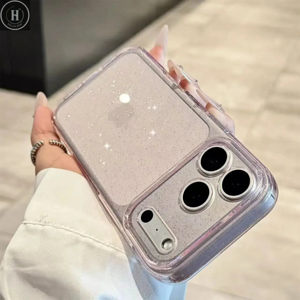 Luxury Bling Glitter Silicone Clear Phone Case For iPhone 17 Air 16 15 14 Plus 13 12 17 Pro Max 17Pro Transparent Soft TPU Cover Halalzen UK