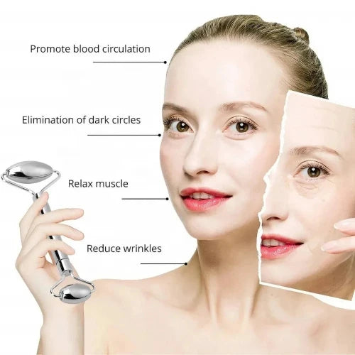 Ice Face Roller &amp; Gua Sha Facial Massage Tool