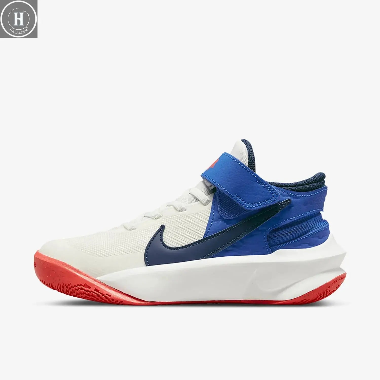 Nike genuine (GS) women's and children's sports shock-absorbing Velcro basketball shoes DD7303-103 HALALZEN