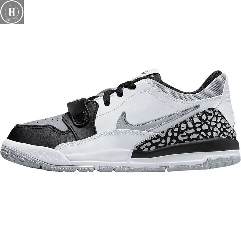 Nike Authentic Jordan Little Kids Low-Top Breathable Classic Basketball Shoes CD9055-105 HALALZEN