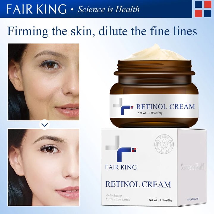 FAIRKING Retinol Anti-Aging Face Cream Reduces Wrinkles and Smoothes Rough Skin Face Skin Care Increase Skin Elasticity 30g