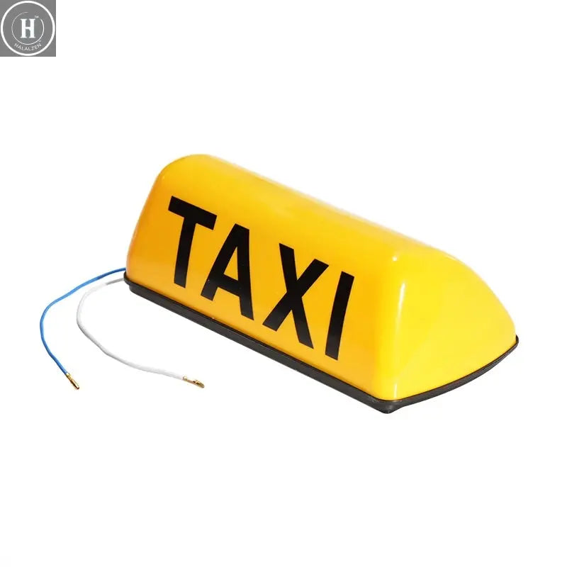 12V DC Taxi light Suction Magnet Roof Waterproof Top Sign Magnetic imeter Cab Lamp Light Signal Lamp Roof Top Sign Light TAXI HALALZEN