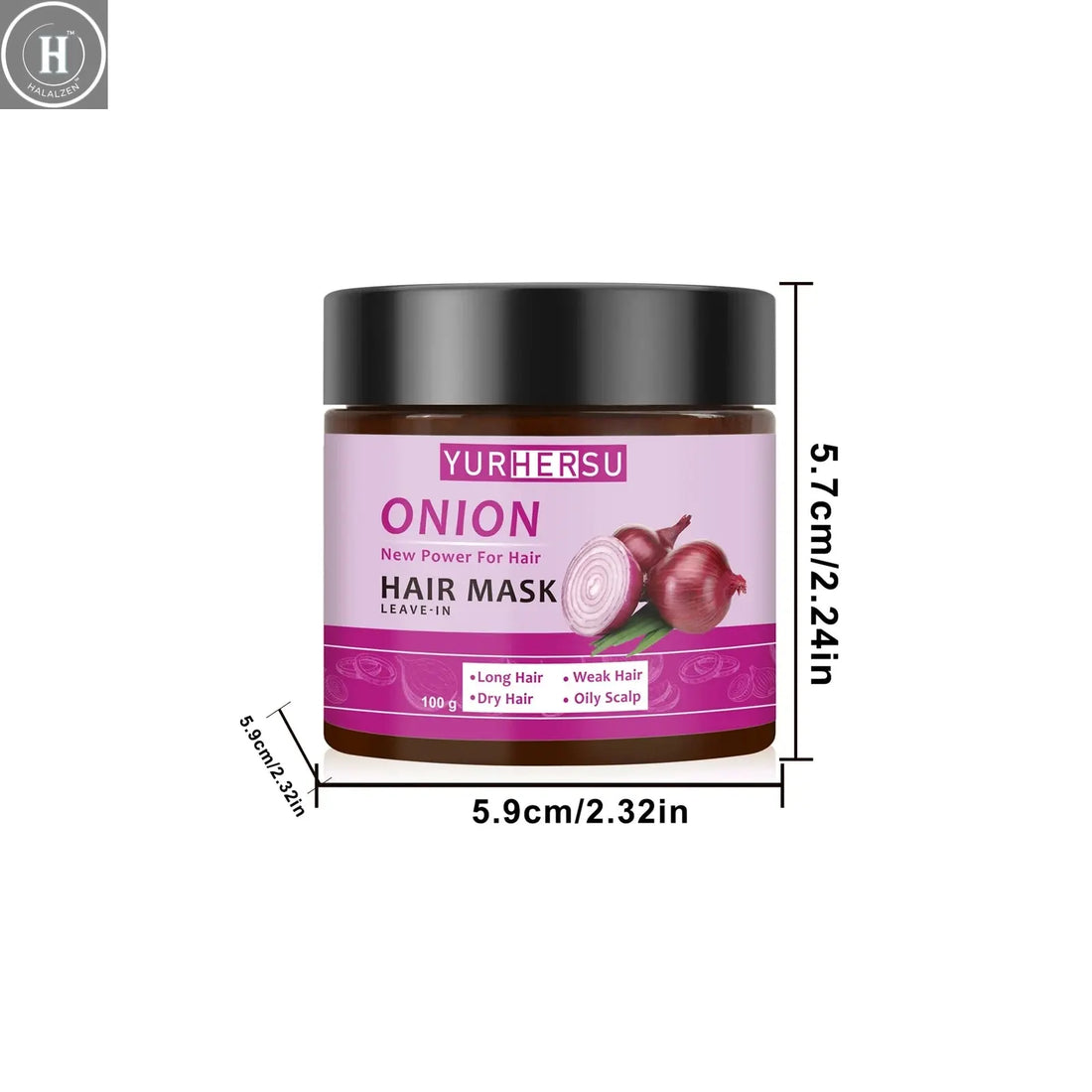 Onion essence deep nourishing wash free hair mask can naturally repair dry and damaged hair HALALZEN