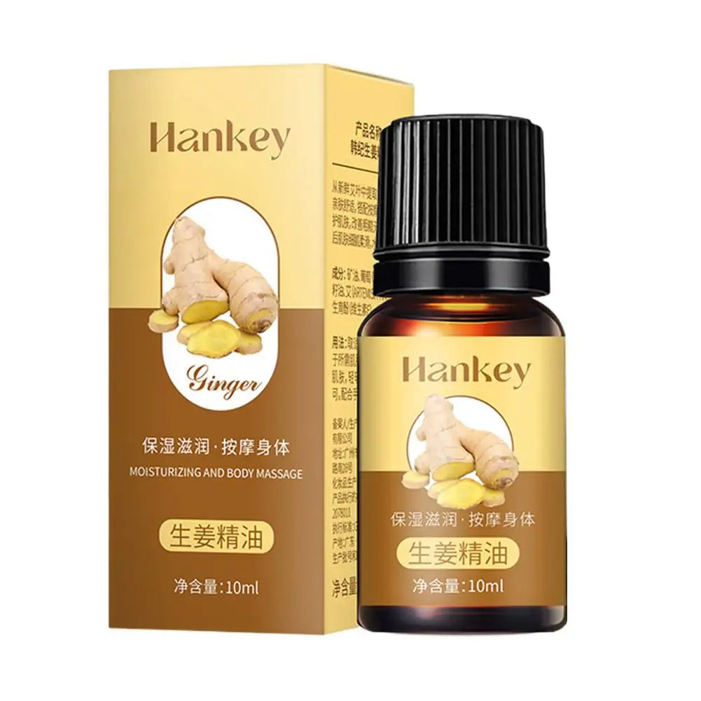 Rose Ginger Mugwort Massage Essential Oil, Scraping And Unblocking Meridian Essential Oil, Body Massage Oil For Body Skin care HALALZEN