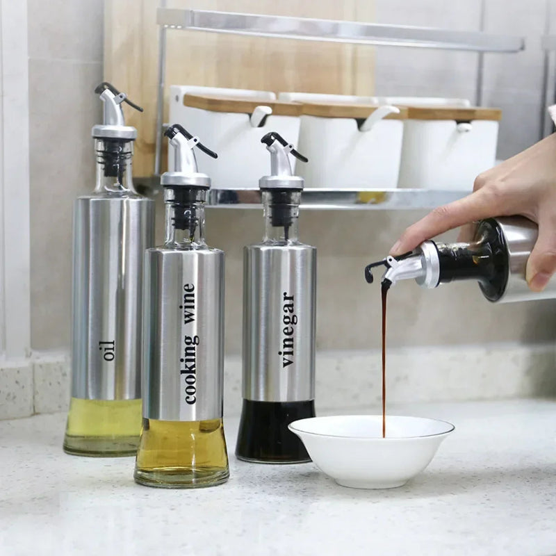 Stainless Steel Oil Bottle