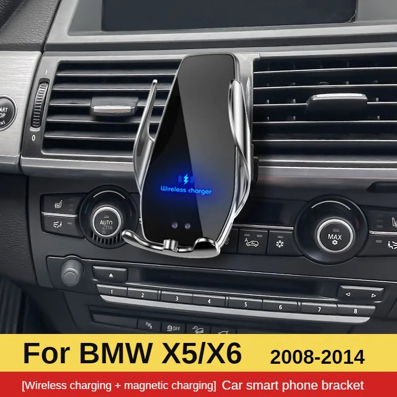 2008-2014 For BMW X5 E70 X6 E71 Mobile Phone Holder Wireless Charger Car Cell Phones Mount Navigation Bracket GPS Support