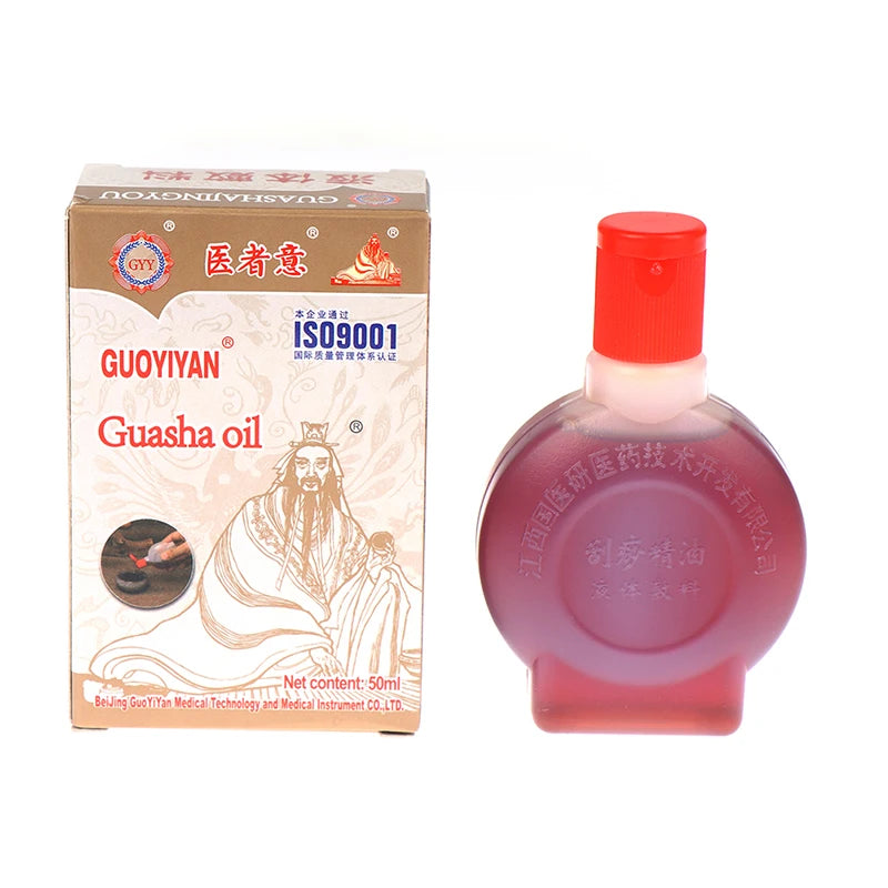 50ml Guasha Massage Oil Traditional Acupuncture Tool Health Body Skin Care Meridian Scraping And Moisturizing Massage Oil HALALZEN