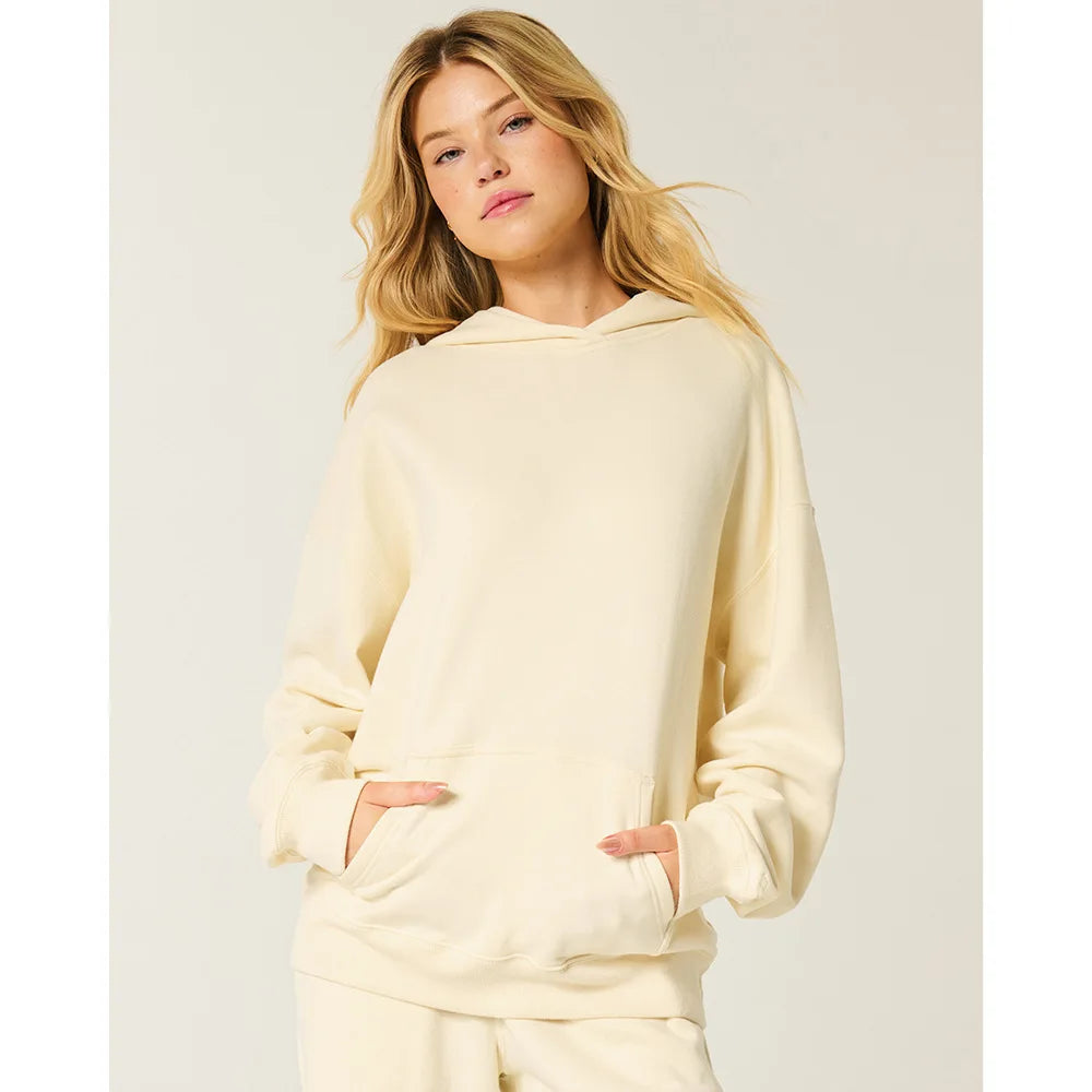 2025 Autumn New Pure Color Hoodie Sweatshirt Sport Outdoor Style Comfortable Casual Loose Fit Long Sleeve Polyester Fiber