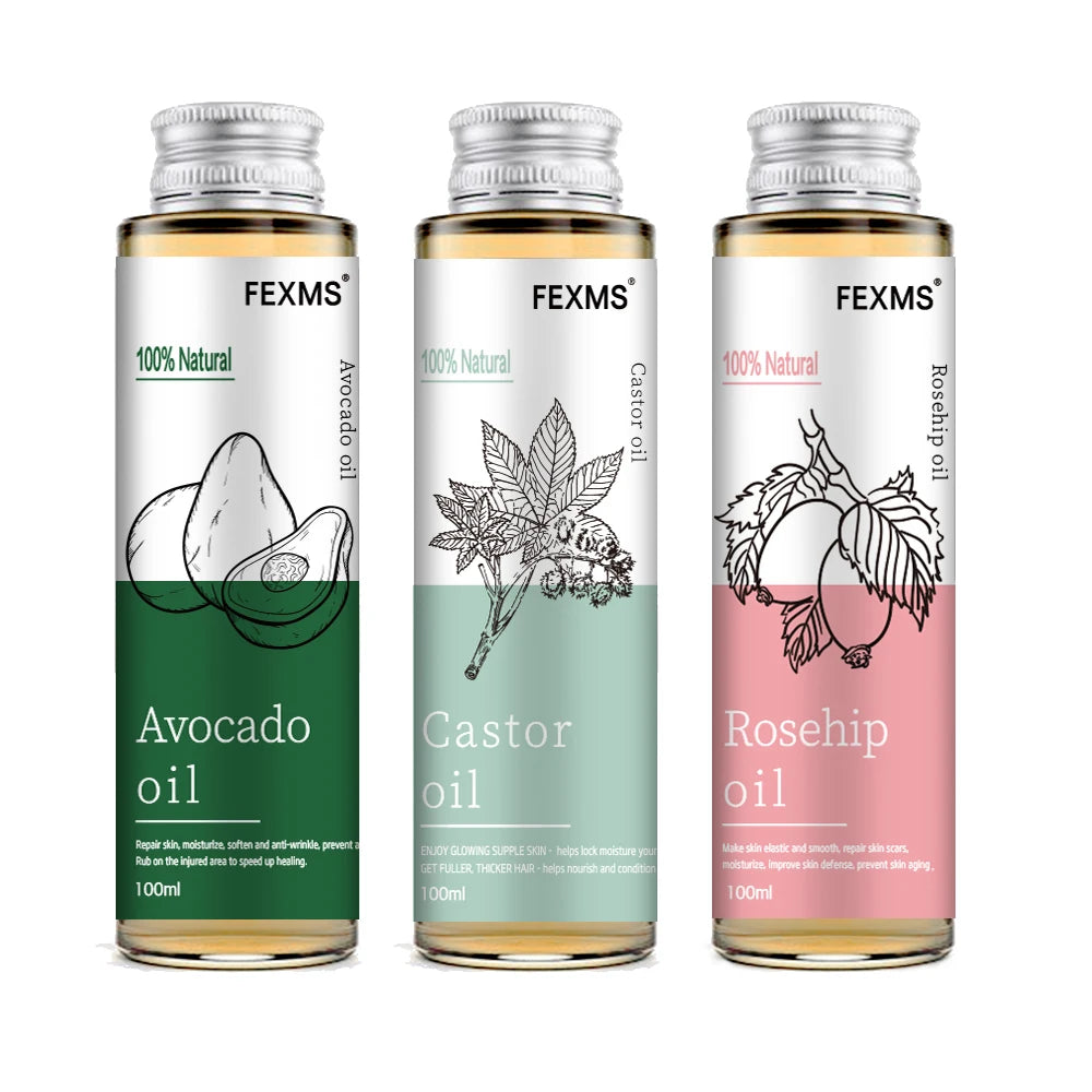 Avocado Oil For Hair and Skin - 100% Pure and Natural For Skin Care Massage Hair Care And Carrier Oil To Dilute Essential Oils