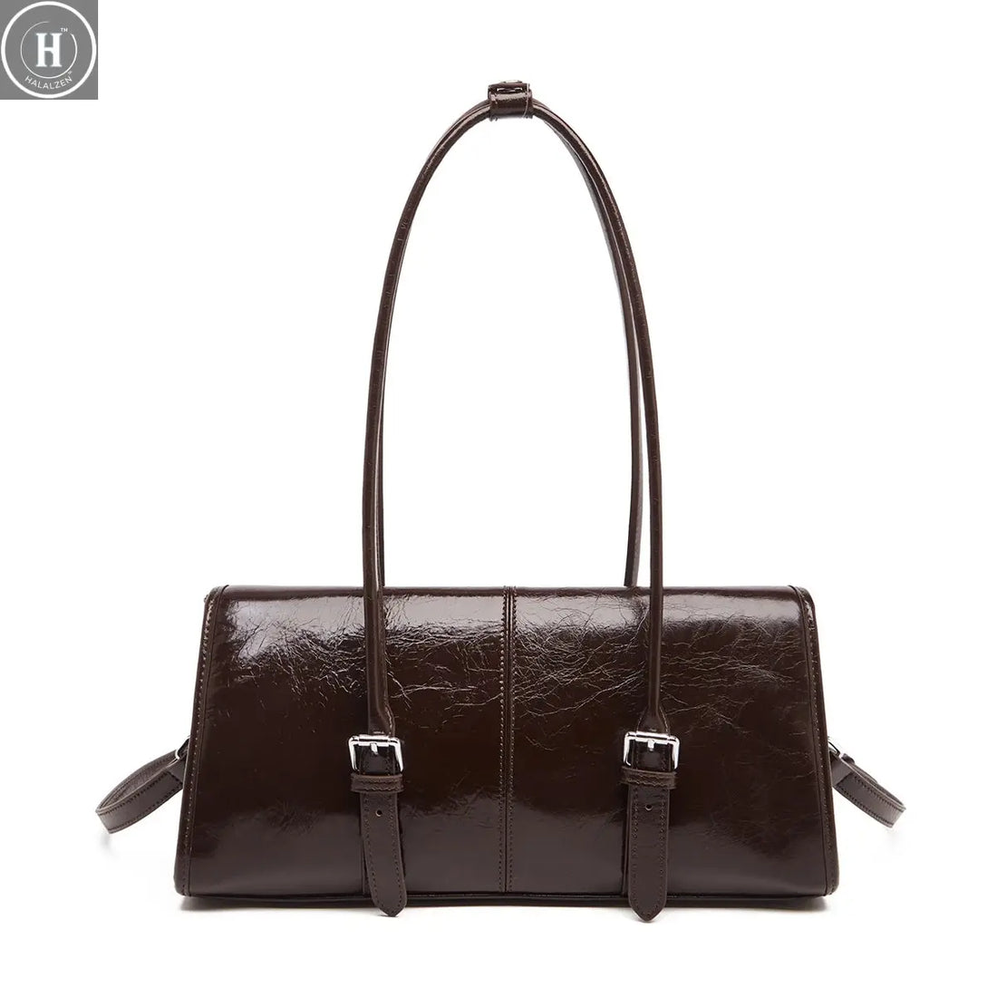 FOXER 2026 New Women's Shoulder Bag Genuine Leather Female Oversized Underarm Bag Versatile Commuting  Large Capacity Handbag HALALZEN