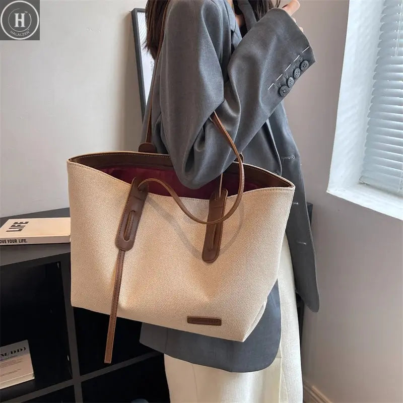 Women's casual large capacity shoulder bag HALALZEN