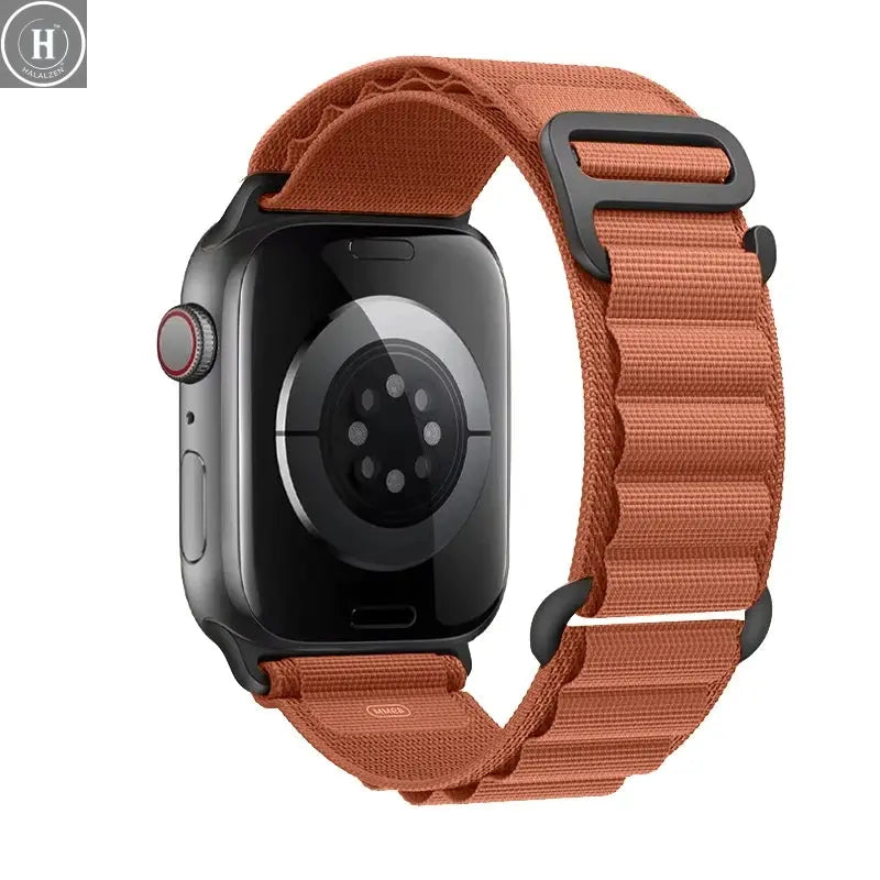 for Apple watch Straps 45mm 46mm 49mm 42mm iwatch Band 44mm 40mm Nylon Alpine bracelet correa Series 10 9 8 7 6 11 SE Ultra 2 3 HALALZEN