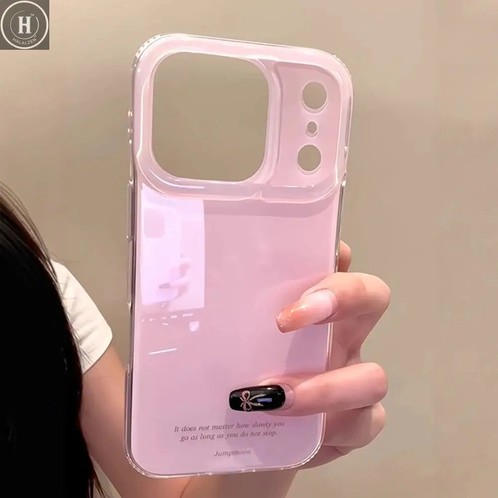 Cute Solid Color Pink Phone Case for IPhone 17 16 15 14 13 Pro Max Shockproof Protective Lovely Soft Back Cover for Iphone 17pro Halalzen UK