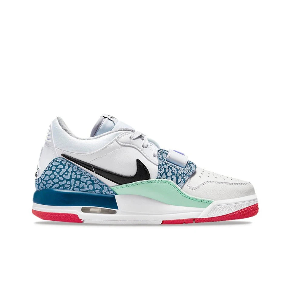 Original Air Jordan Legacy 312 Low 'White Cement' GS Size For Women Retro Classic Casual Street Basketball Shoes