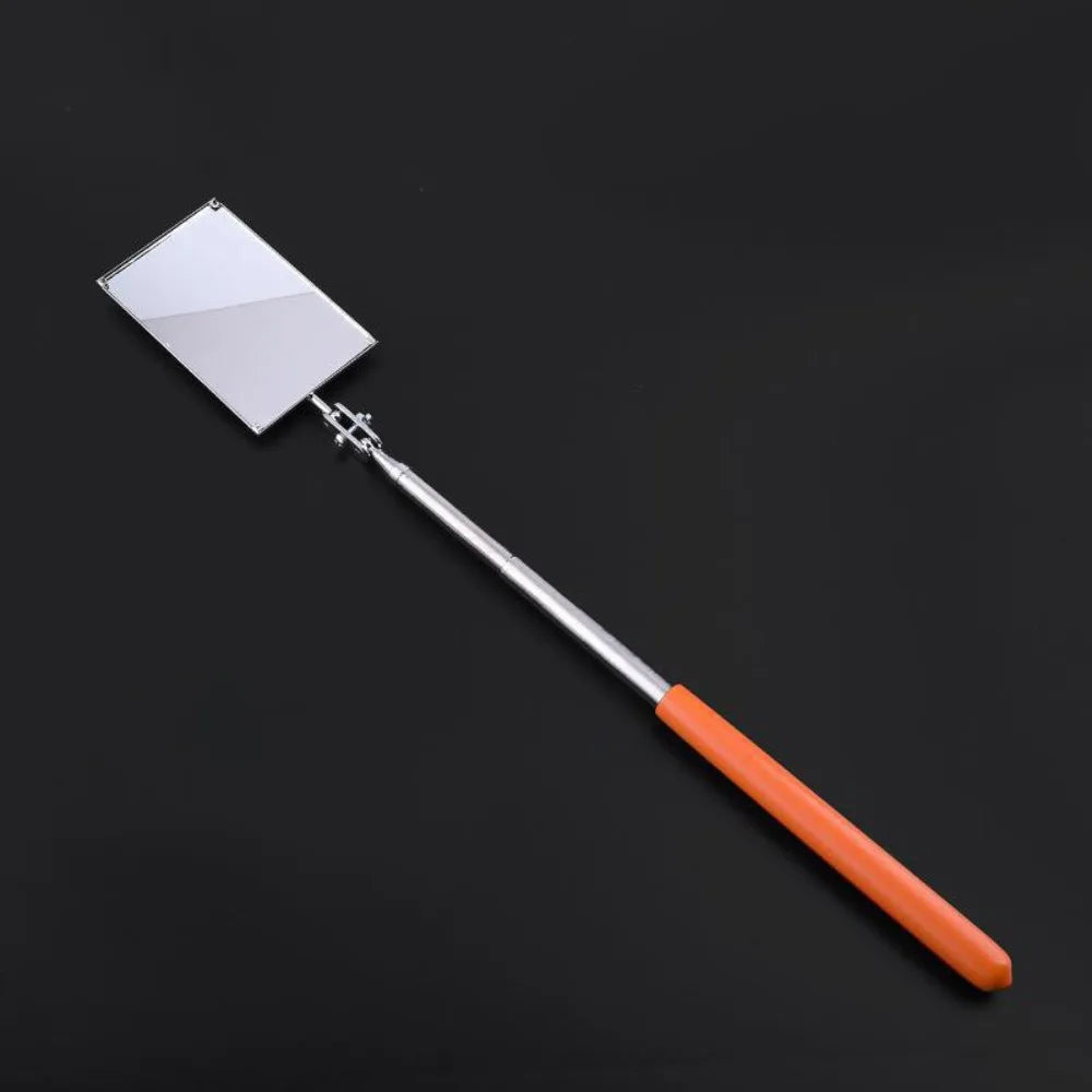 Extendible Inspection Rotatable Mirror Square Round Angle Telescopic Mirror Stainless Steel Detection Tool Equipment Automotive
