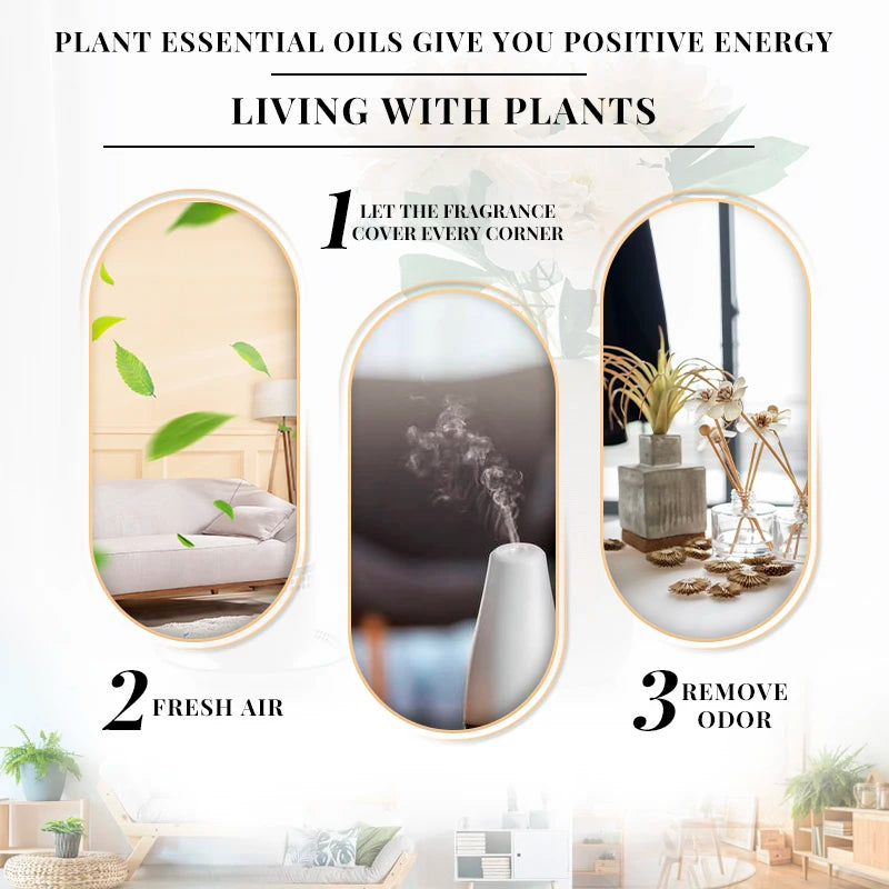 30ML Pure Jasmine Rose Mint Lavender Vanilla Essential Oil for Diffuser, Humidifier, Massage, Skin Hair Care, Soap Candle Making HALALZEN