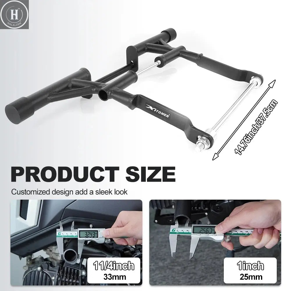 Motorcycle Crash Bars For Honda Grom 125 MSX125 2014 2015 2016 2017 2018 2019 2020 Stunt Cage Engine Guard Bumpers Protectors HALALZEN