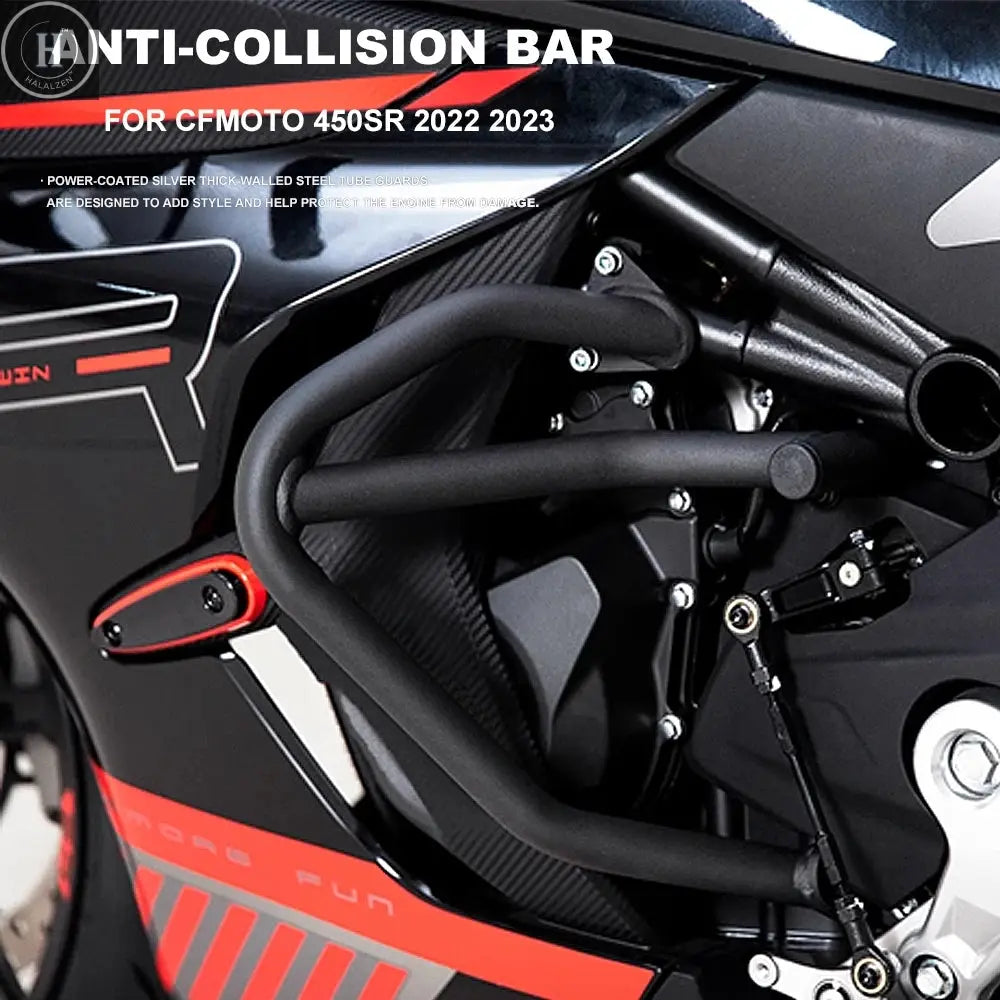For CFMOTO 450 SR 450SR 450sr 2022 2023 New Motorcycle Accessories Left and Right Engine Tank Guard Crash Bar Bumpers Protection HALALZEN