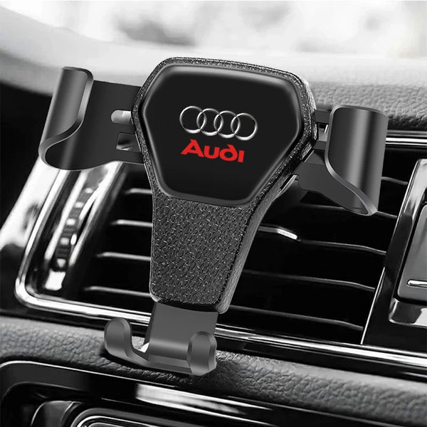 Gravity Car Phone Holder Air Vent GPS Stand Accessories For Audi A1 A2 A3 A4 A5 A6 A7 A8 Q1 Q2 Q3 Q4 Q5 Q6 Q7 Q8 Quattro TT S5