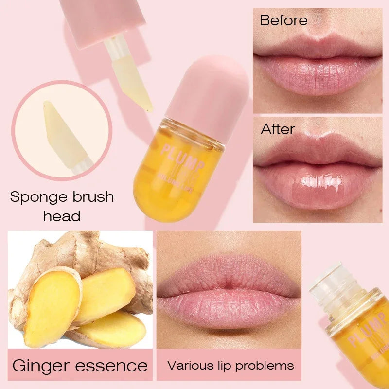 Long Lasting Lip Plumper Oil Instant Volumising Enhancer Lip Serum Collagen Lips Volume Lipgloss Sexy Cosmetic Volume Increases HALALZEN