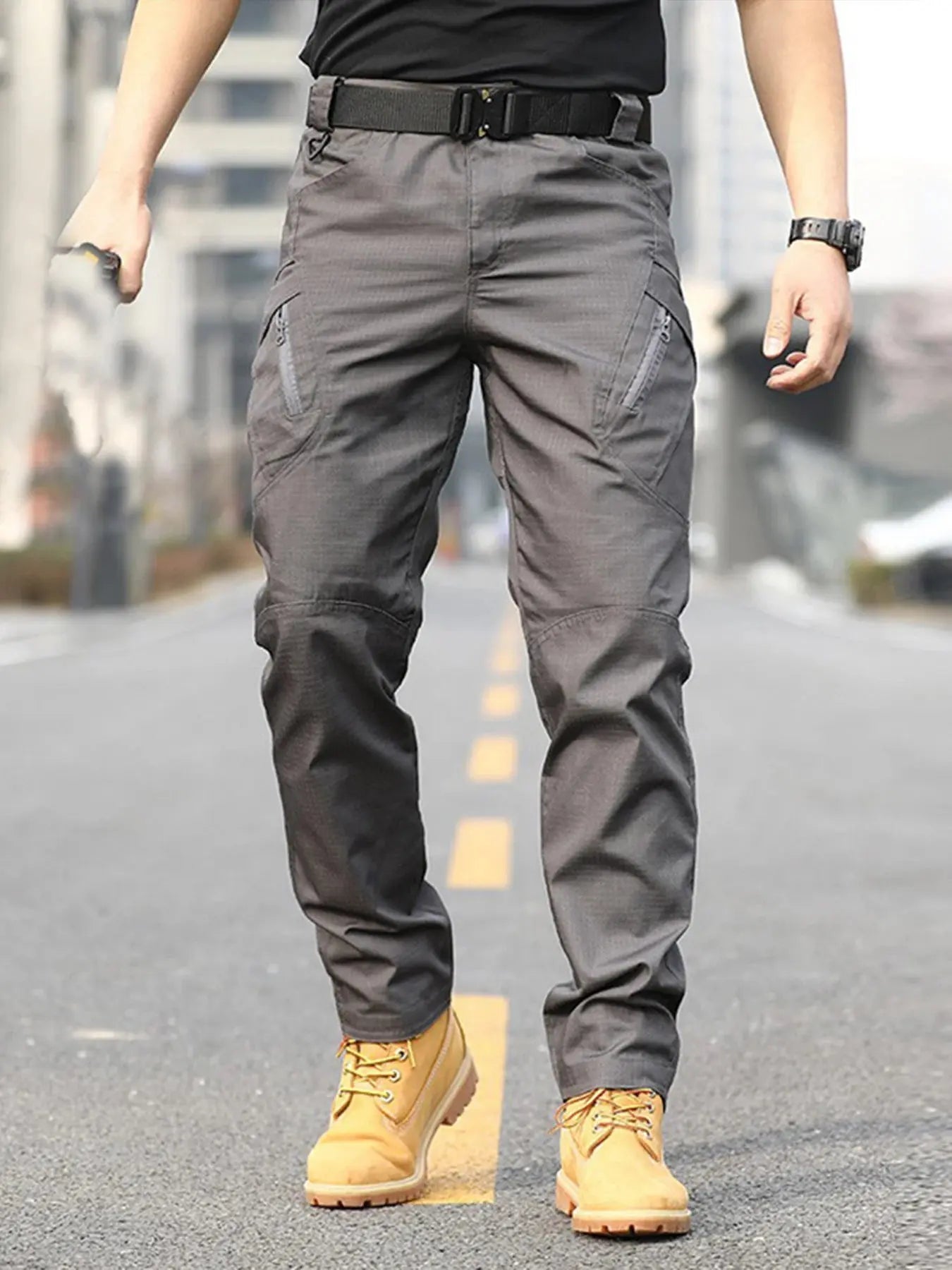 Cargo pants men's underpants underpants pant El Pants Large Size bottom ankle twill pants work adjustment fit easy pants Halalzen UK