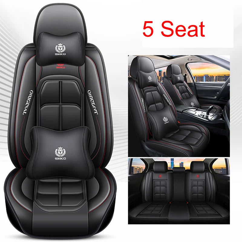 Universal Pu Leather Car Seat Cover for Most Car Models Auto Accessories Interior Details