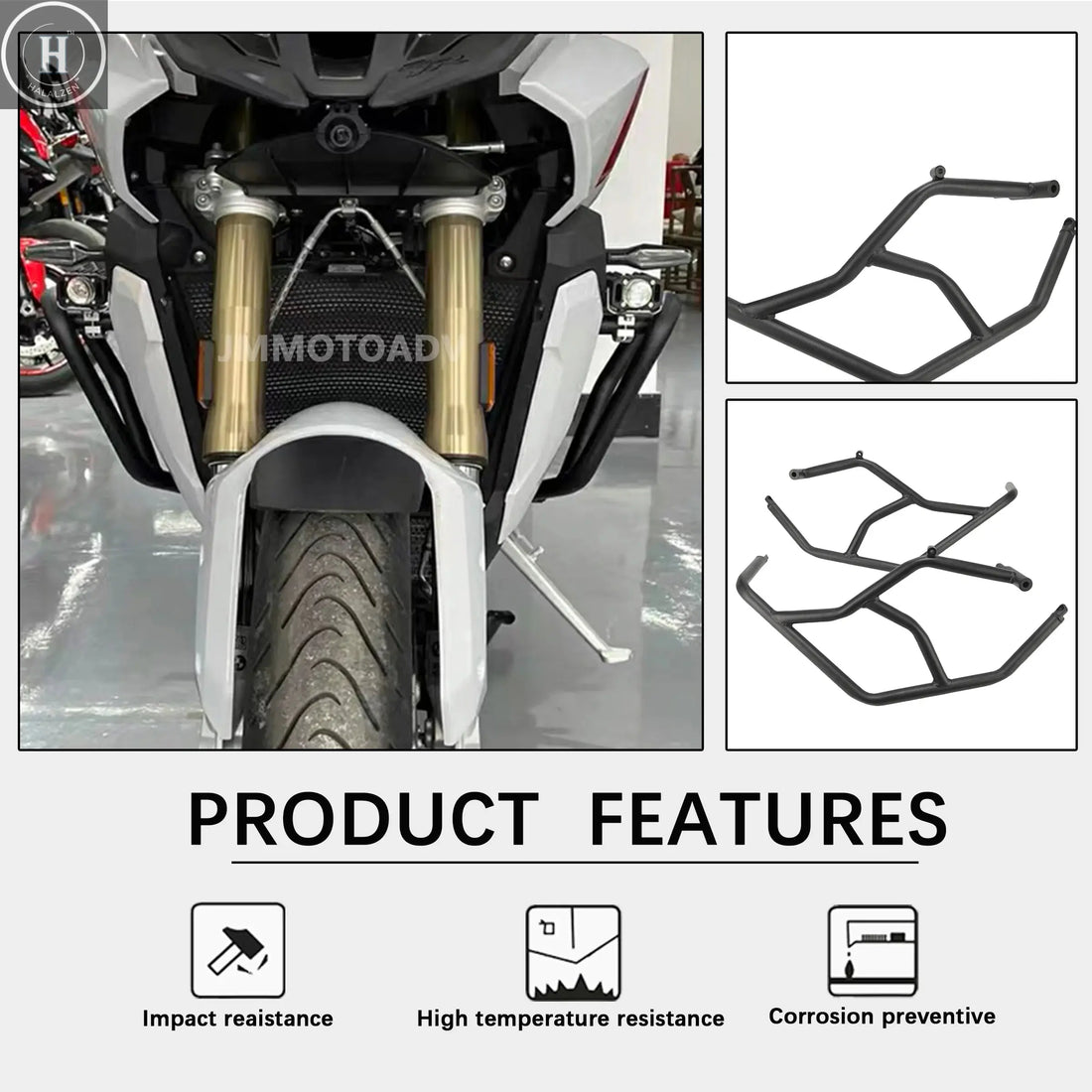 Fit For BMW S1000XR S 1000XR S 1000 XR 2020-2023 Motorcycle Highway Engine Guard Crash Bar Frame Bumper Fairing Protector Bar HALALZEN