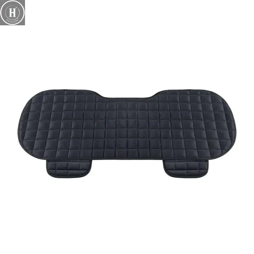 Car Seat Cover Front Rear Flocking Cloth Cushion Non Slide Winter Auto Protector Mat Pad Keep Warm Universal Fit Truck Suv Van HALALZEN