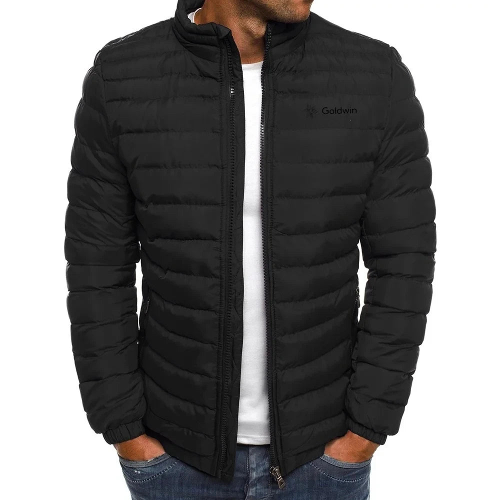 2024 High end autumn/winter men's old clothing outdoor leisure sports fashion street style hooded warm zippered jacket