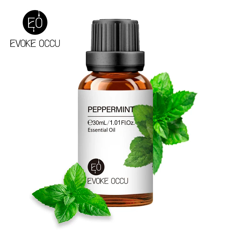 30ML Pure Jasmine Rose Mint Lavender Vanilla Essential Oil for Diffuser, Humidifier, Massage, Skin Hair Care, Soap Candle Making HALALZEN