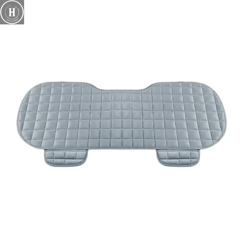 Car Seat Cover Front Rear Flocking Cloth Cushion Non Slide Winter Auto Protector Mat Pad Keep Warm Universal Fit Truck Suv Van HALALZEN