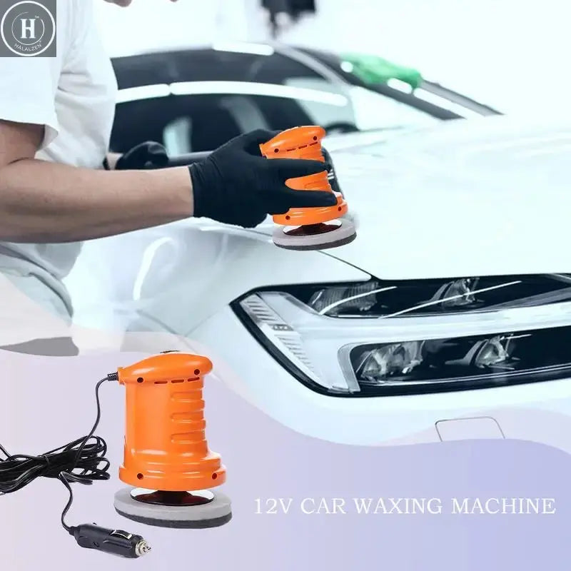 Polishing Machine For Car 12V Buffing Machine Car Waxing Machine Body Buffer Automotive Care Accessories for Motorcycle Garage HALALZEN