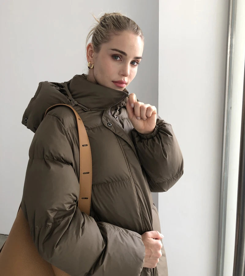 2024 Women Winter Jacket coat Stylish Thick Warm fluff Parka Female water proof outerware coat New Hot