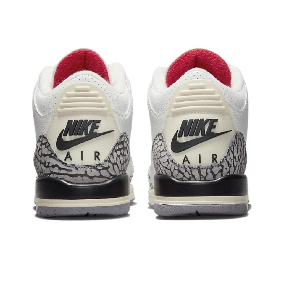 Original Air Jordan 3 “White Cement" GS Size For Women Classic Casual Retro Basketball Sneakers