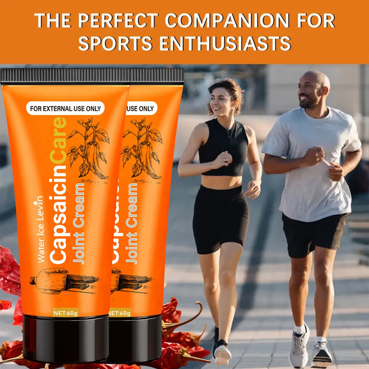Capsaicin Care Joint Cream with Glucosamine & Vitamin C - Soothes & Moisturizes, Targeted Relief for Fall & Winter Joint Support