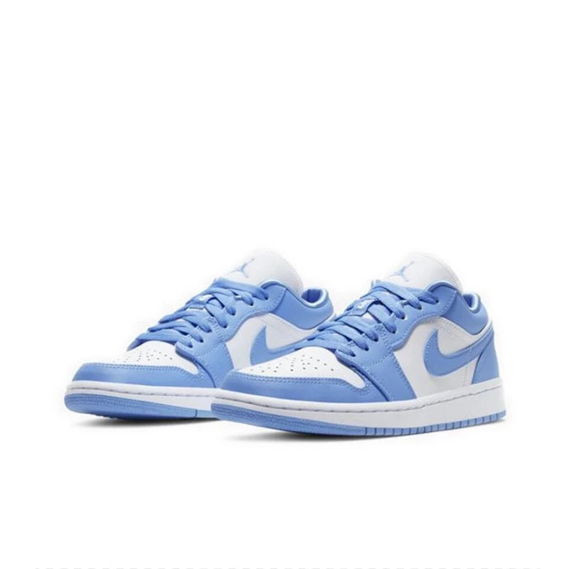 Original Air Jordan 1 Low "Wolf Grey" For Women's and Men's Unisex Trend Retro Low-Top Retro Classic Basketball Shoes